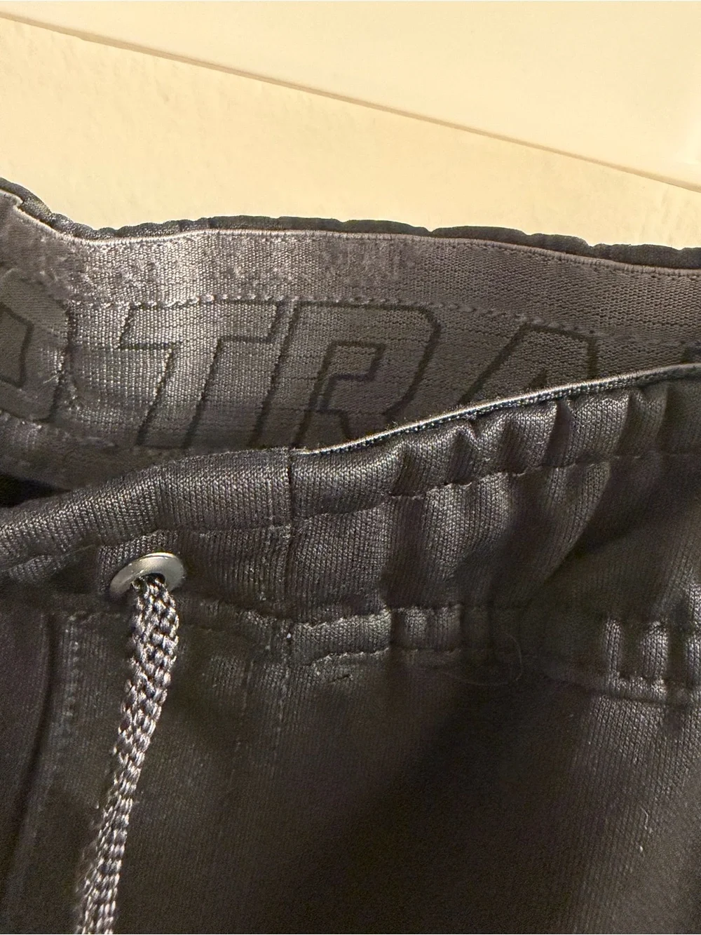 Nike Therma-Fit Black Sweatpants Joggers with White Swoosh